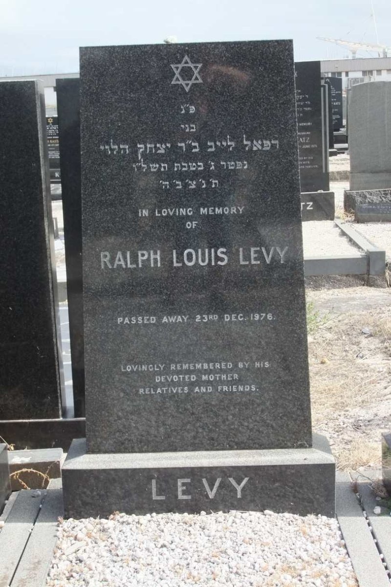 LEVY Ralph Louis -1976