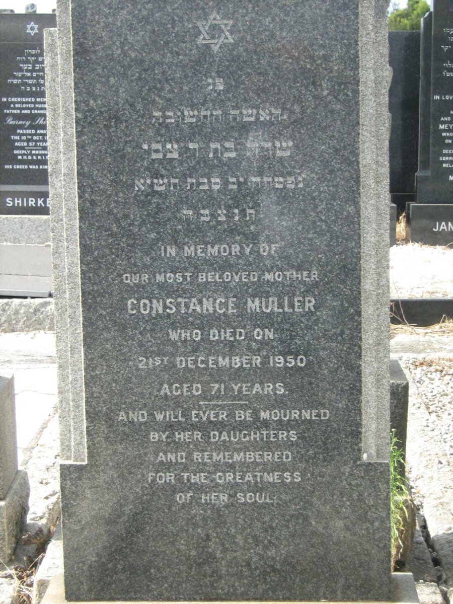 MULLER Constance -1950
