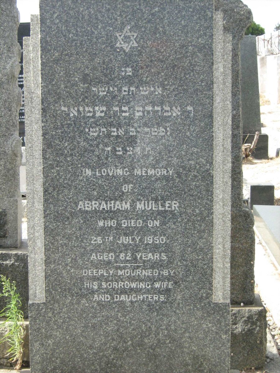 MULLER Abraham -1950