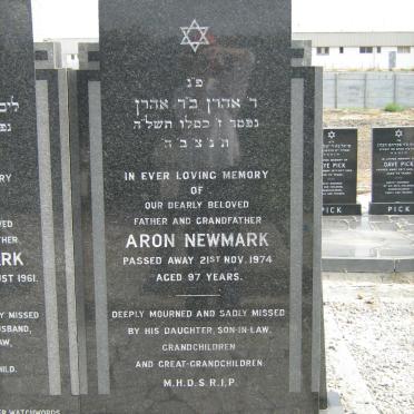 NEWMARK Aron -1974
