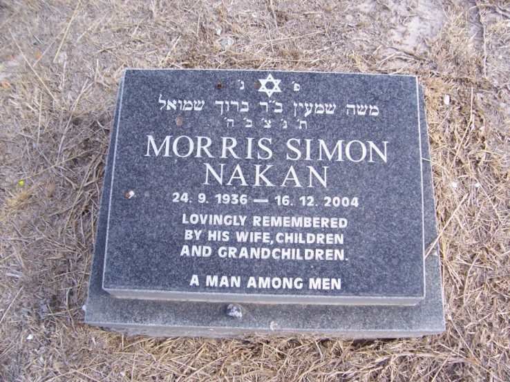 NAKAN Morris Simon 1936-2004