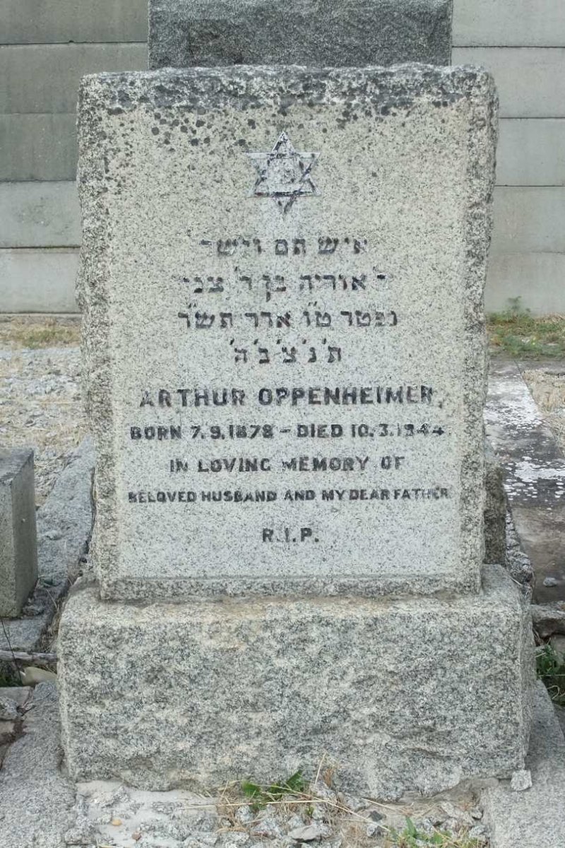 OPPENHEIMER Arthur 1878-1944