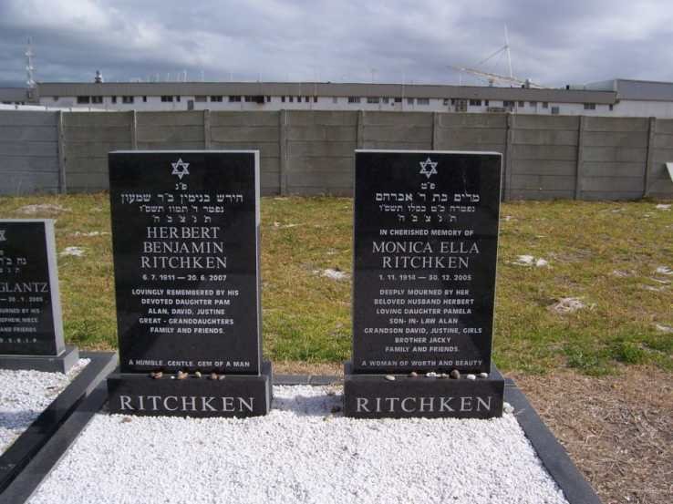 RITCHKEN Herbert Benjamin 1911-2007 &amp; Monica Ella 1914-200?