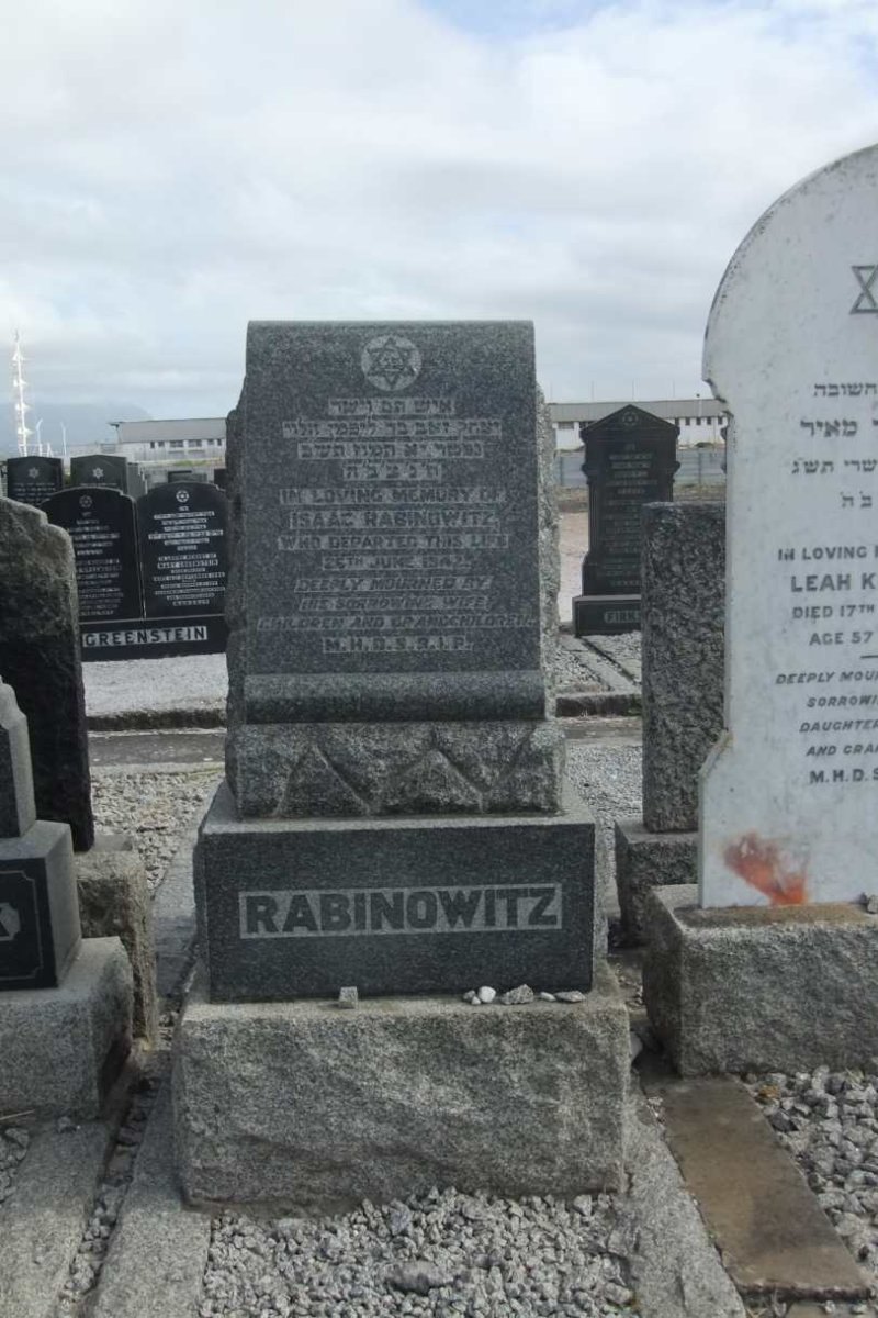 RABINOWITZ Isaac -1942