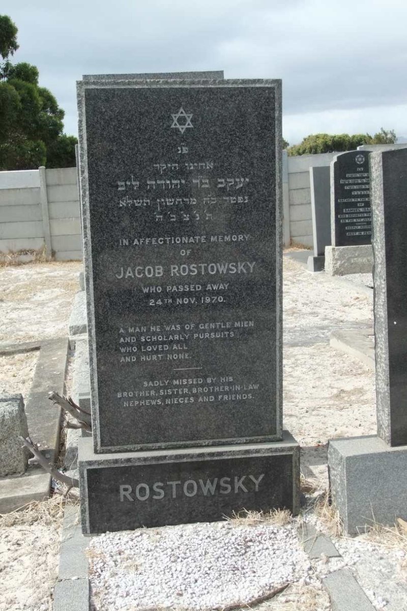 ROSTOWSKY Jacob -1970