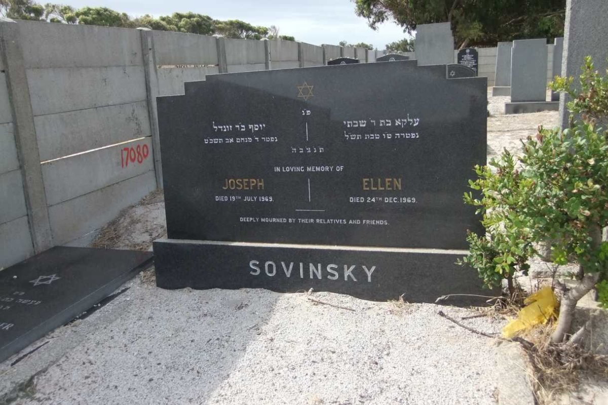 SOVINSKY Joseph -1963 &amp; Ellen 1969