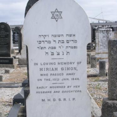 SIMON Miriam -1944