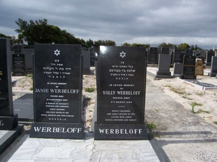 WERBELOFF Solly &amp; Janie