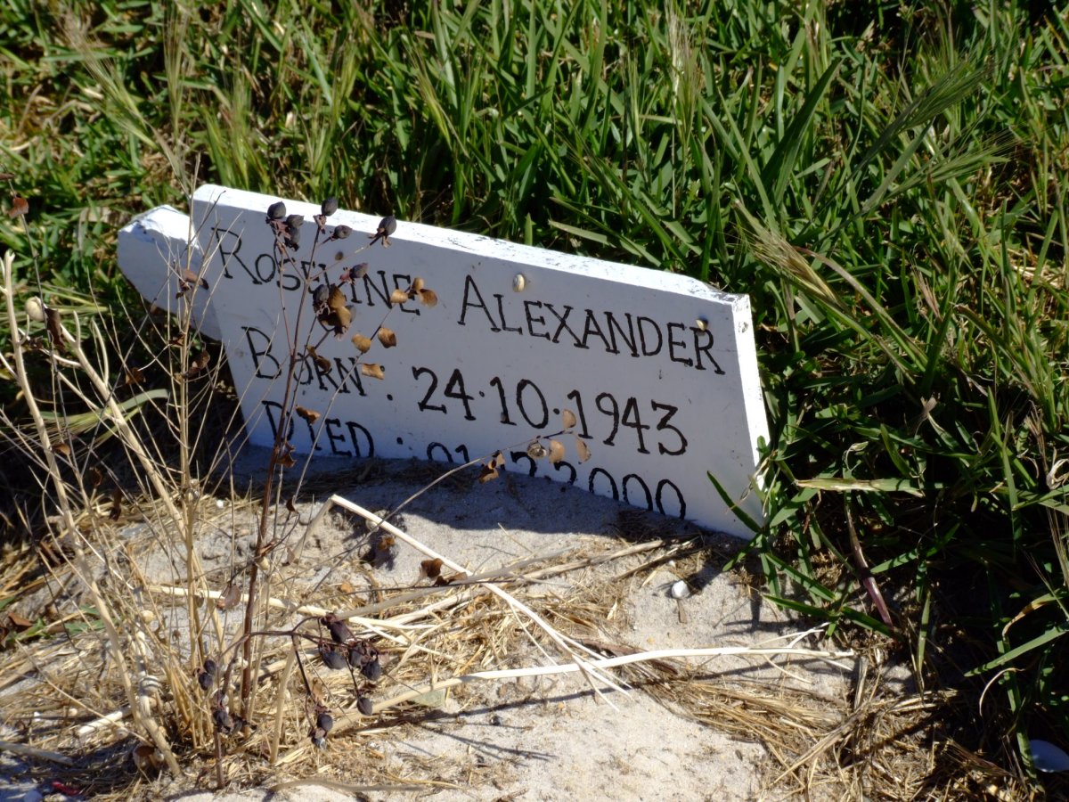 ALEXANDER Roseline 1943-2000