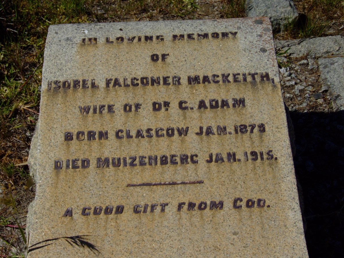ADAM Isobel Falconer MacKeith 1879-1915