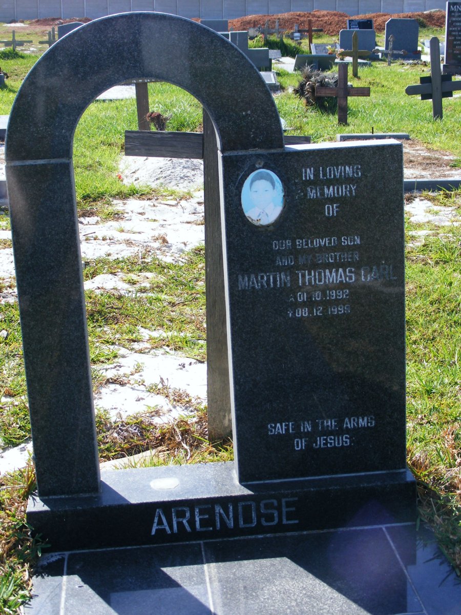 ARENDSE Martin Thomas Carl 1992-1996