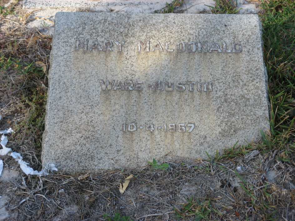 AUSTIN Mary Macdonald Ware -1967
