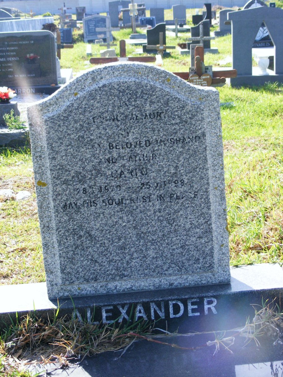 ALEXANDER Cario 1970-1998