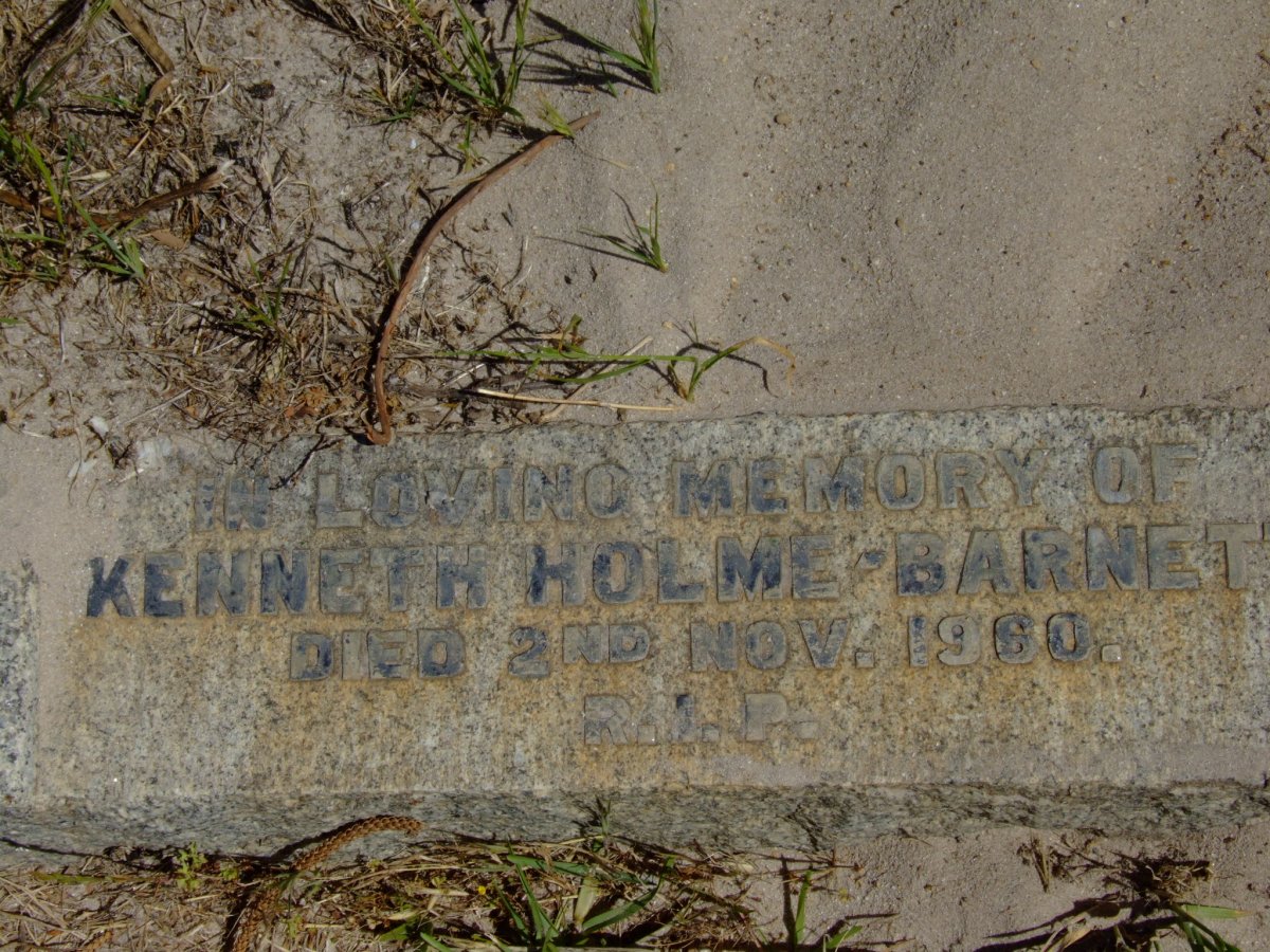 BARNETT Kenneth, HOLME -1960