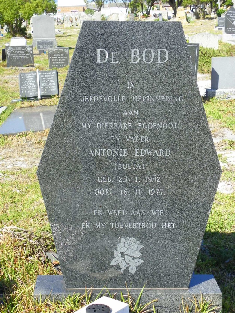 BOD Antonie Edward, de 1932-1977