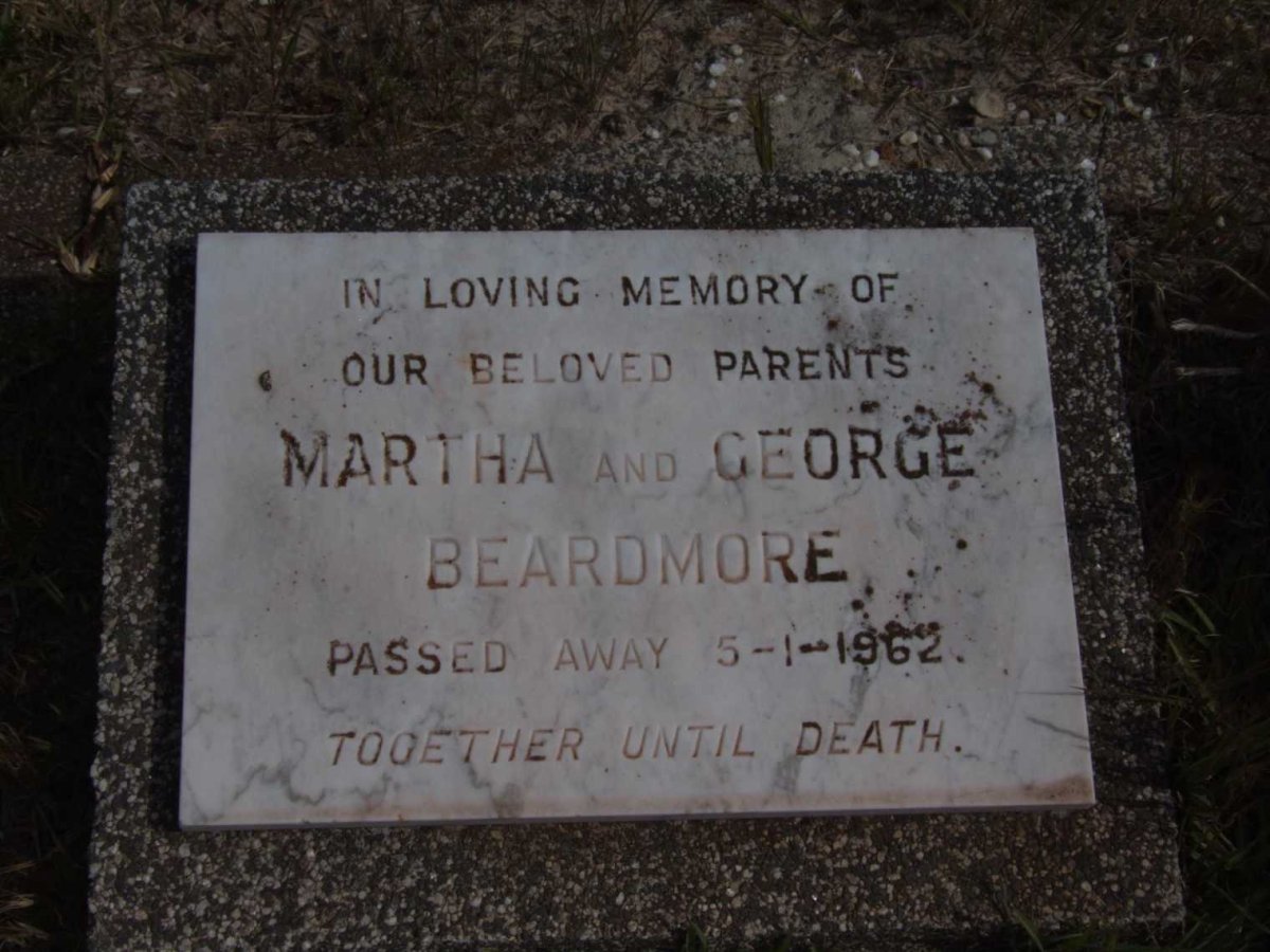 BEARDMORE George -1962 &amp; Martha -1962
