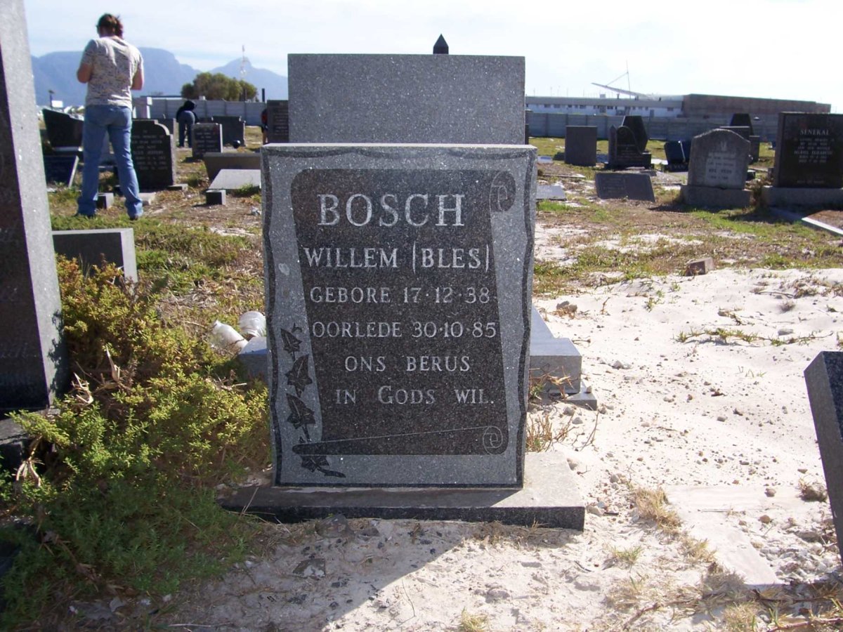 BOSCH Willem 1938-1985