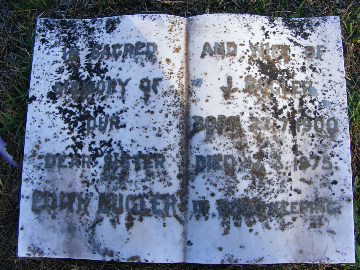 BUGLER Edith 1900-1975