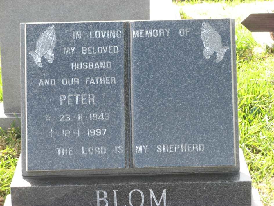 BLOM Peter 1943-1997