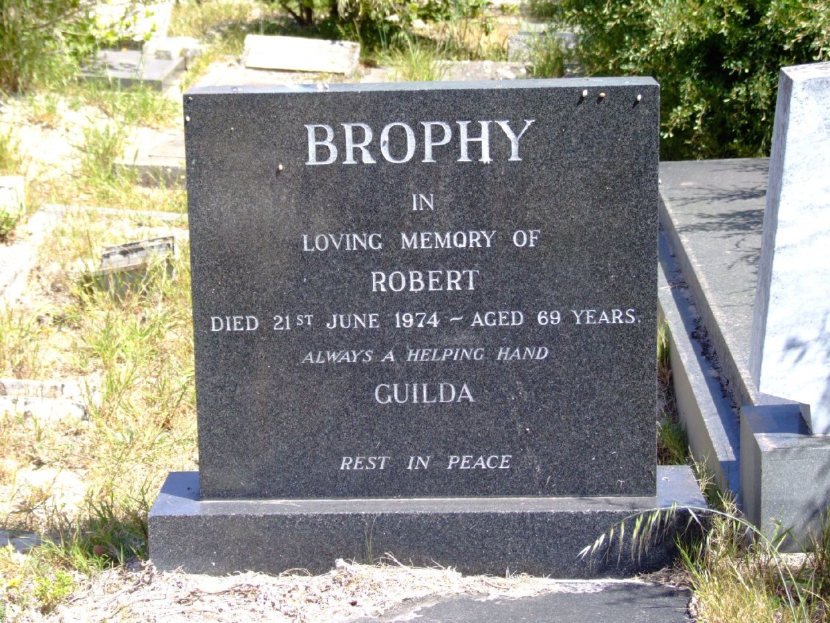 BROPHY Robert -1974
