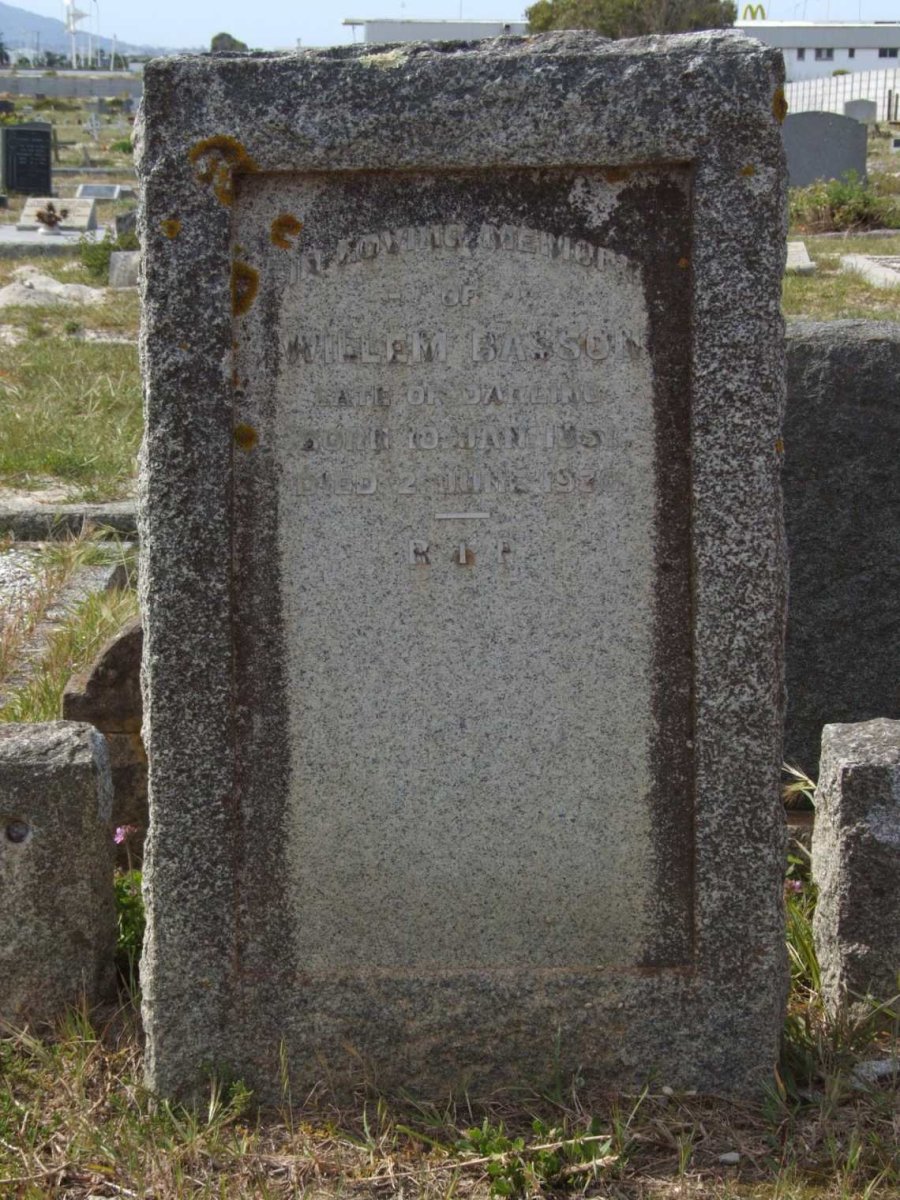 BASSON Willem 1851-1930