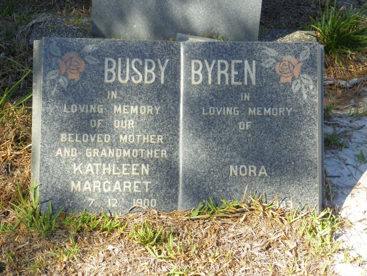 BUSBY Kathleen Margaret 1900- :: BYREN Nora