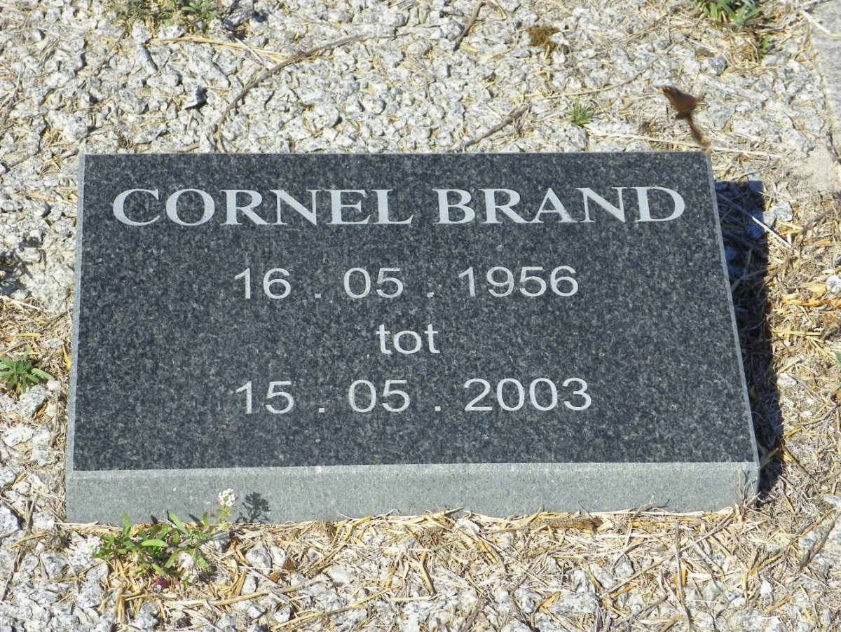 BRAND Cornel 1956-2003