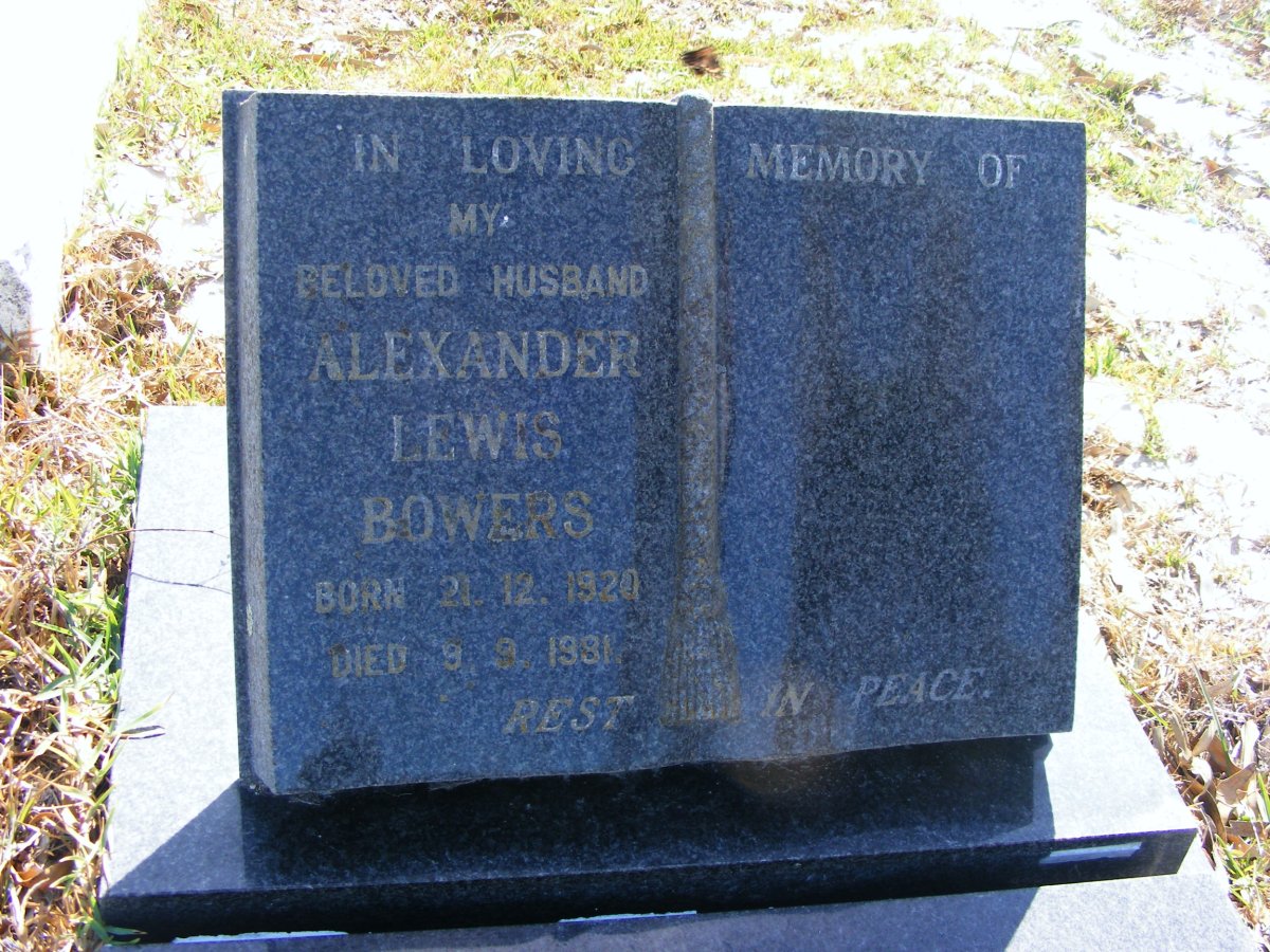 BOWERS Alexander Lewis 1920-1981