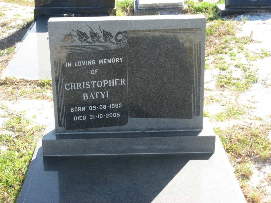 BATYI Christopher 1962-2005