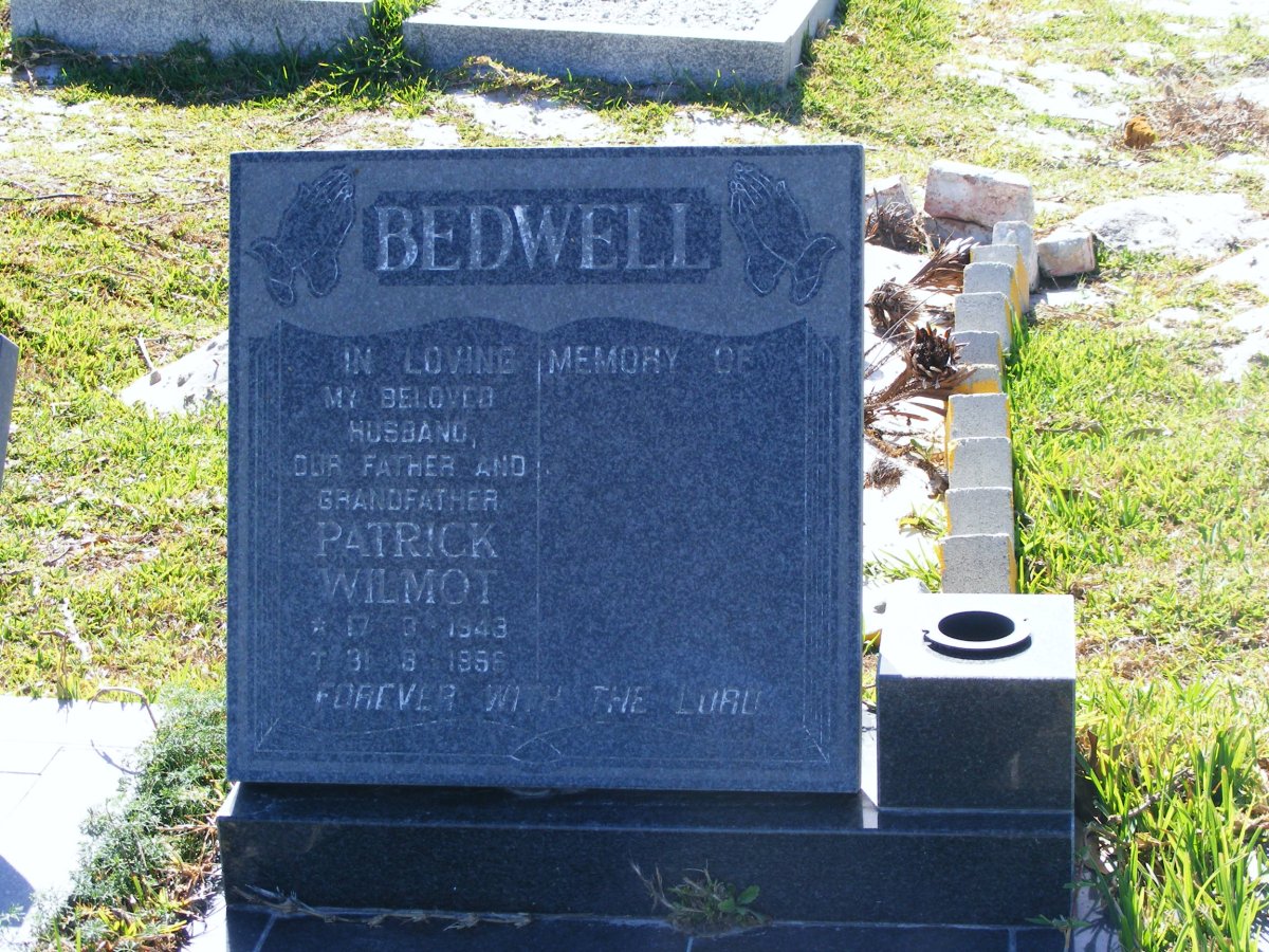 BEDWELL Patrick Wilmot 1943-1996