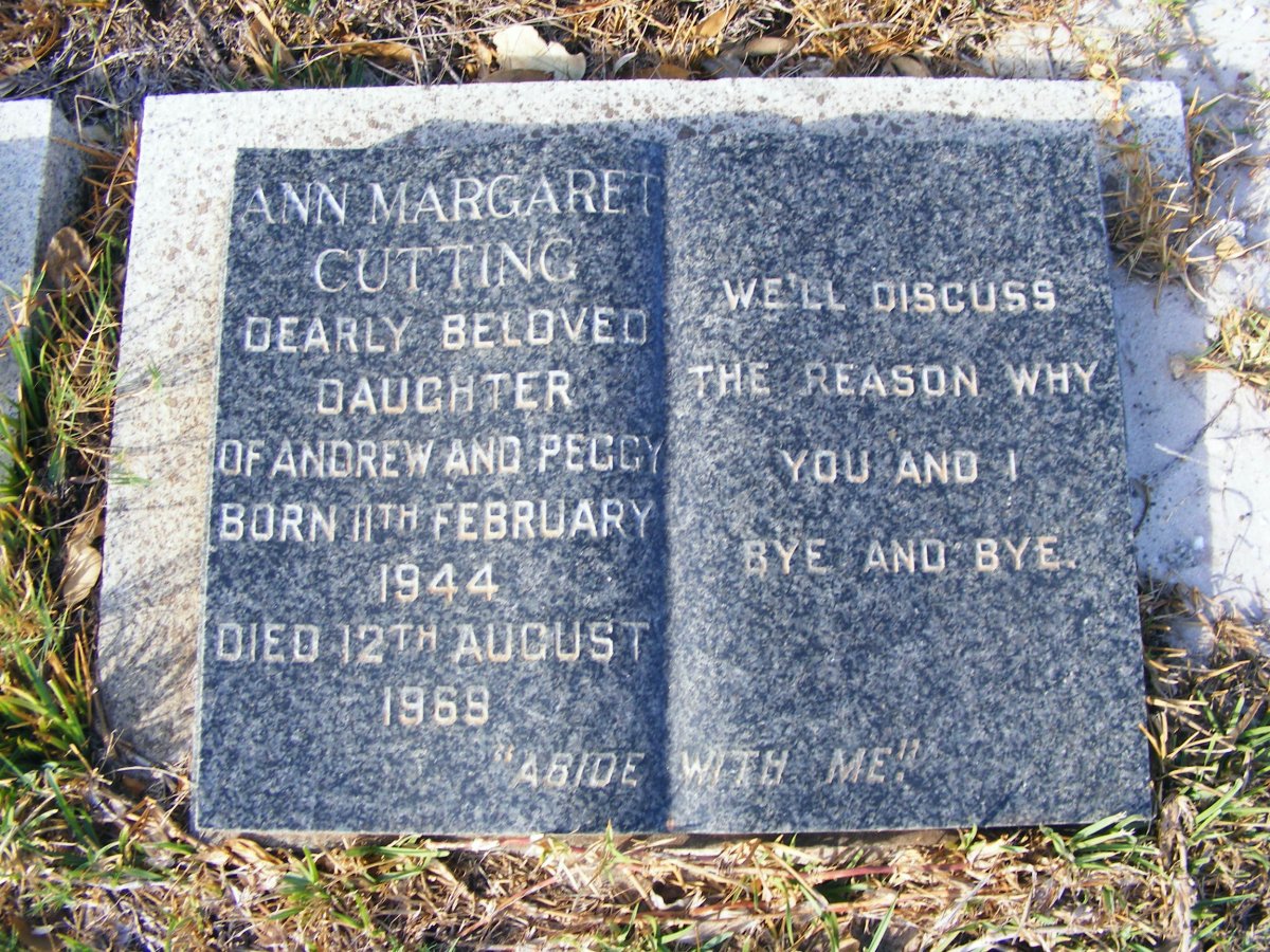 CUTTING Ann Margaret 1944-1969