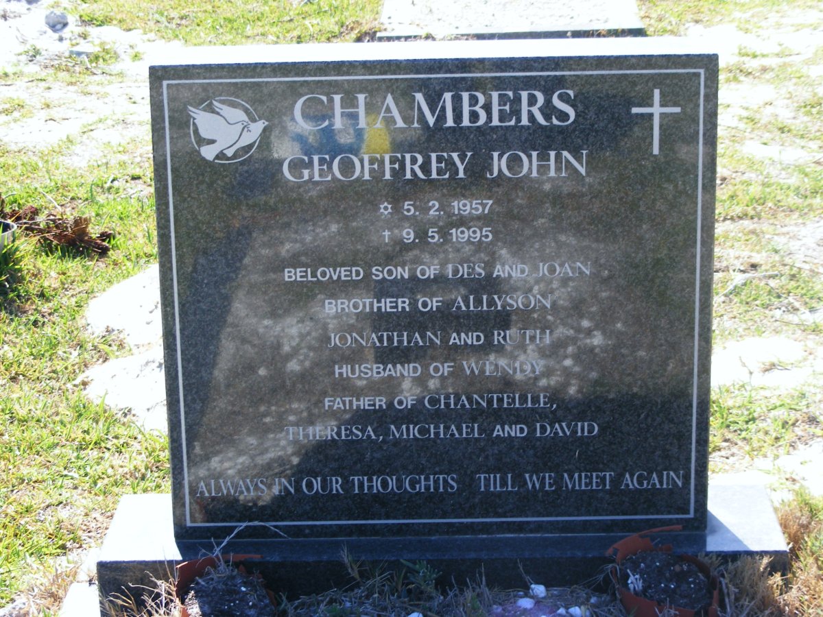 CHAMBERS Geoffrey John 1957-1995
