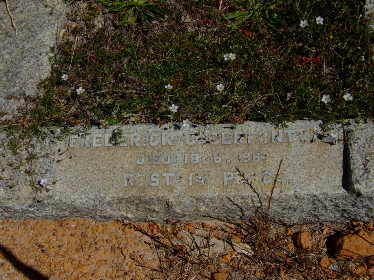 CERFONTEYN Frederick G. -196?