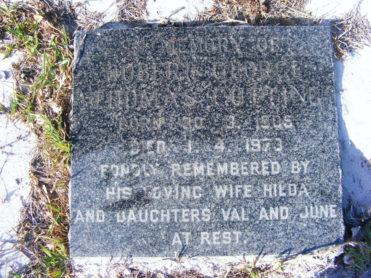 CUTTING Robert George Thomas 1905-1973