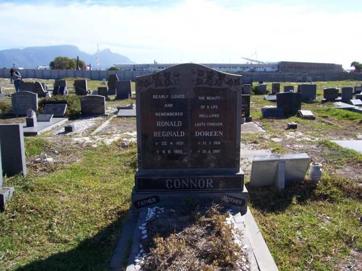 CONNOR Ronald Reginald 1921-? &amp; Doreen 1924-200?