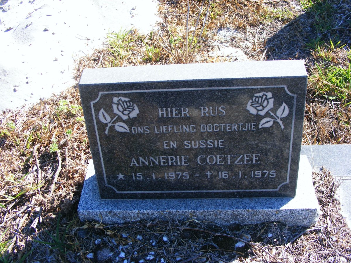 COETZEE Annerie 1975-1975