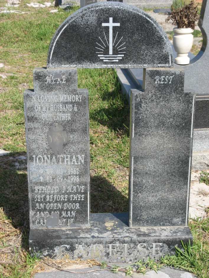 CARELSE Jonathan 1962-1998