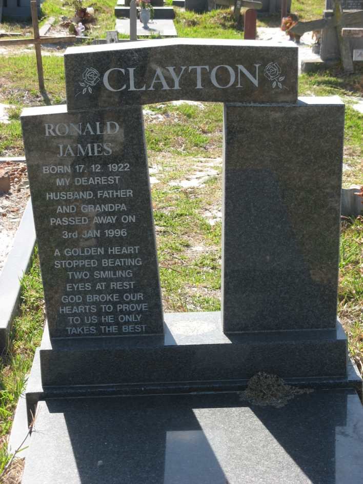 CLAYTON Ronald James 1922-1996
