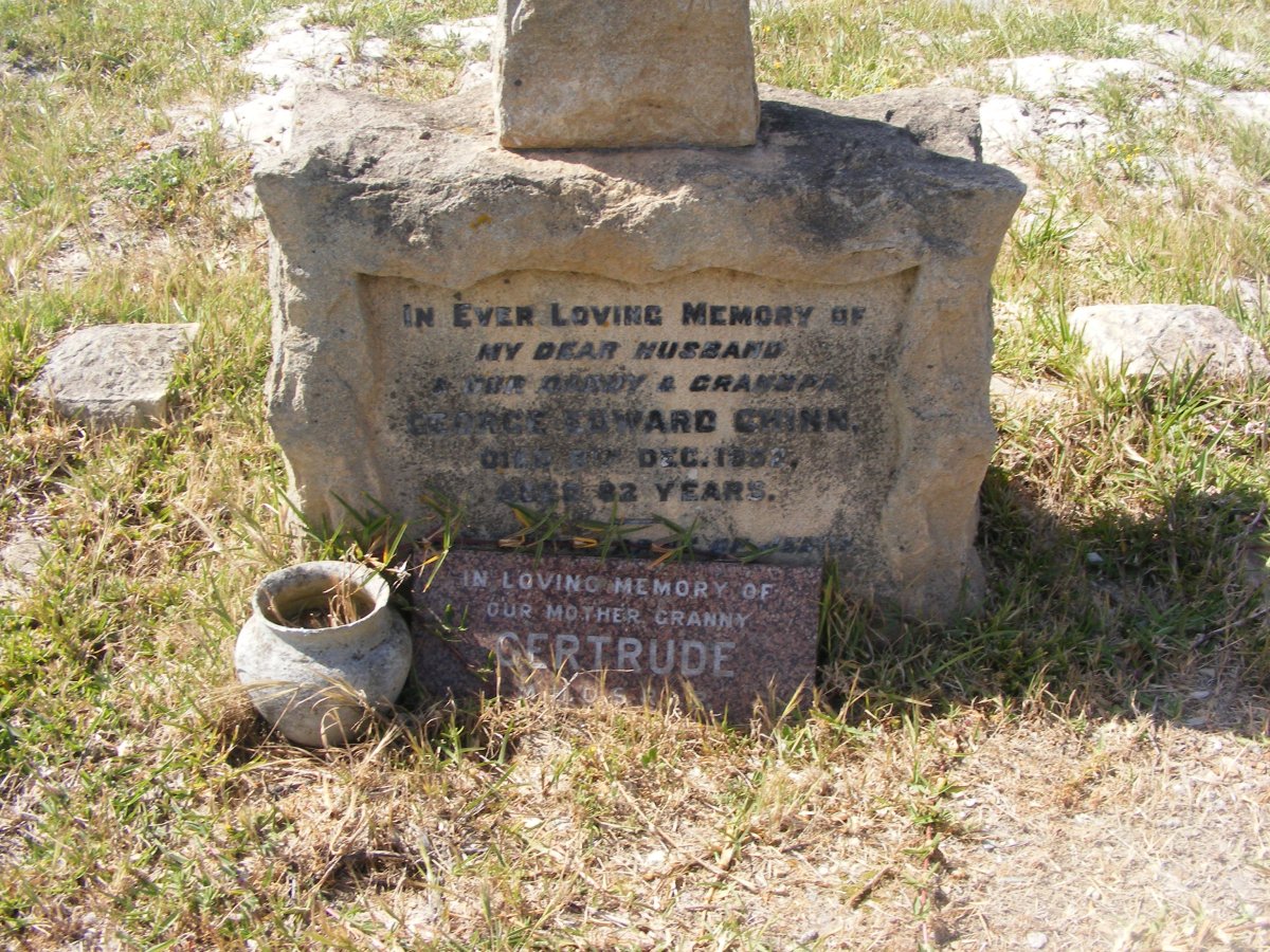 CHINN George Edward -19?2 &amp; Gertrude