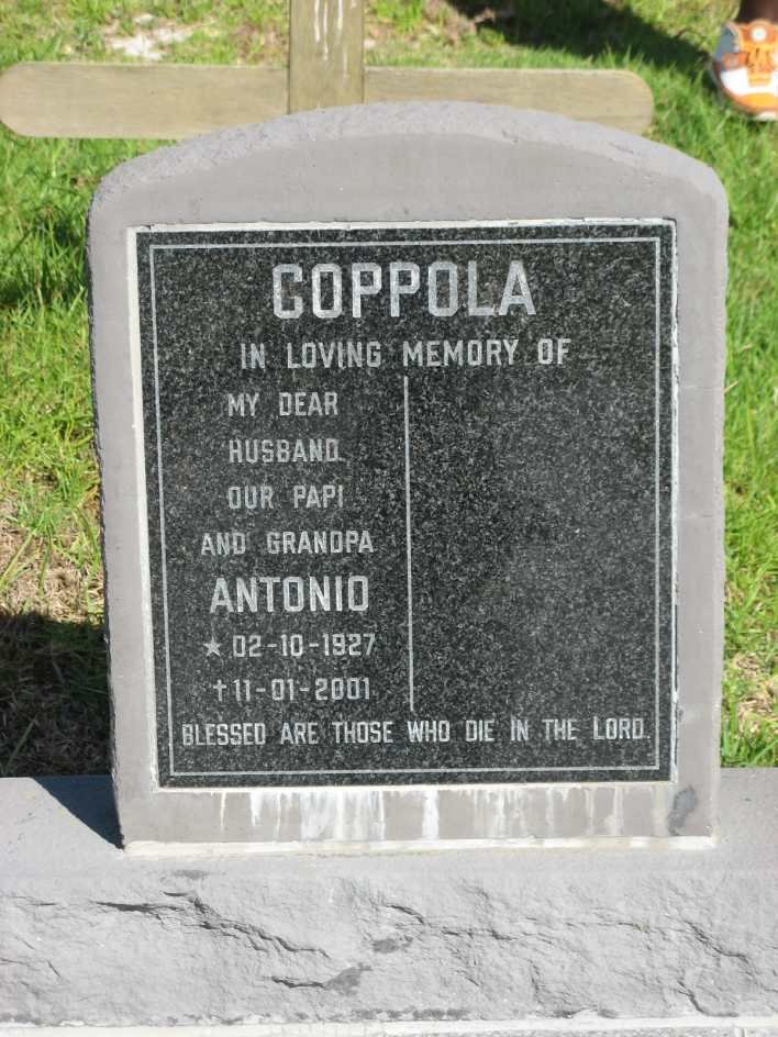 COPPOLA Antonio 1927-2001