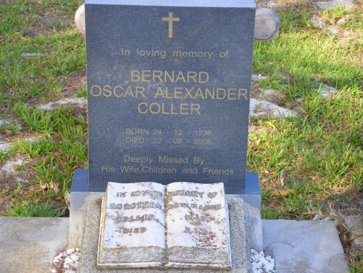 COLLER Bernard Oscar Alexander 1936-2008 :: COLLER Dorothea -1960