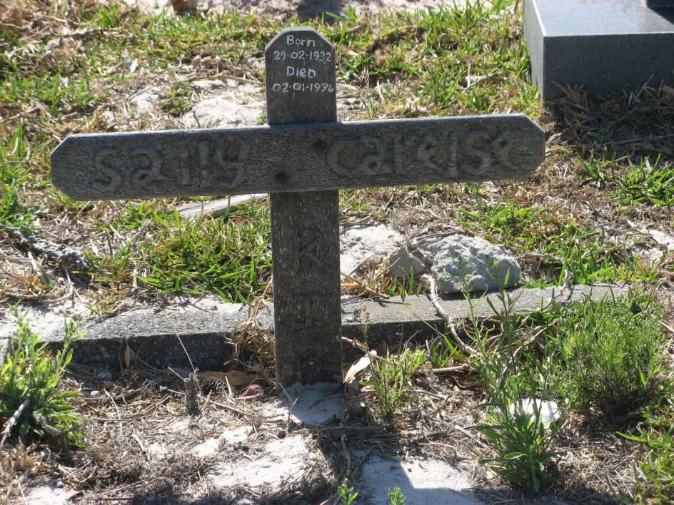 CARELSE Sally 1932-1996