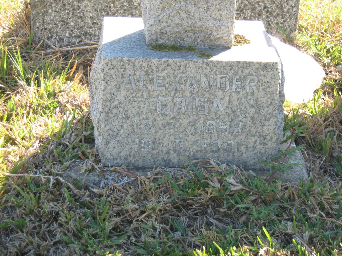 CRIDA Alexander 1899-1981