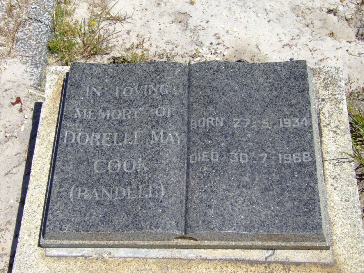 COOK Dorelle May nee RANDELL 1934-1968