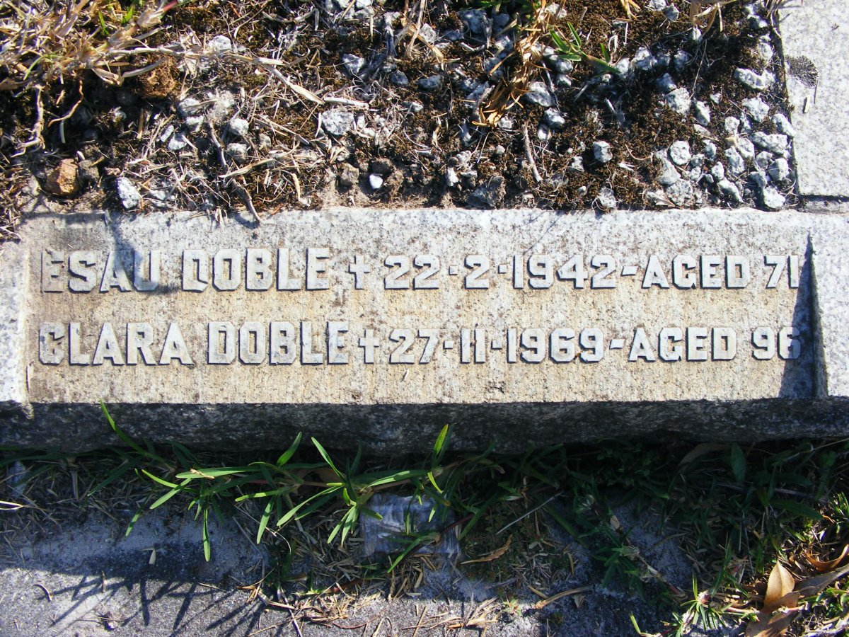 DOBLE Esau -1942 &amp; Clara -1969