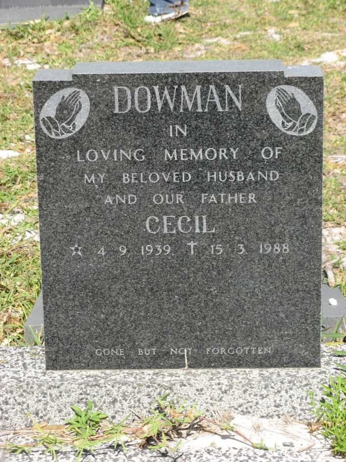 DOWMAN Cecil 1939-1988