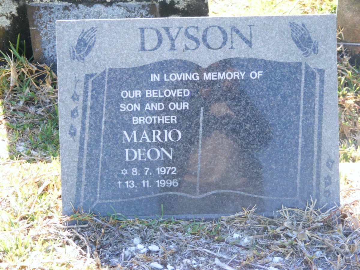 DYSON Mario Deon 1972-1996