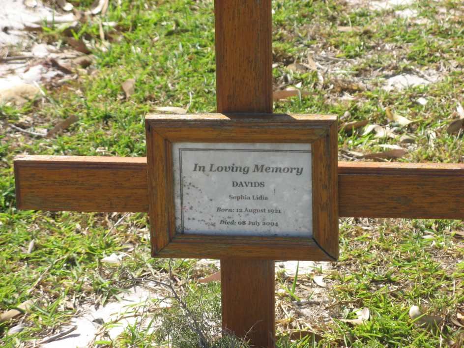 DAVIDS Sophia Lidia 1921-2004
