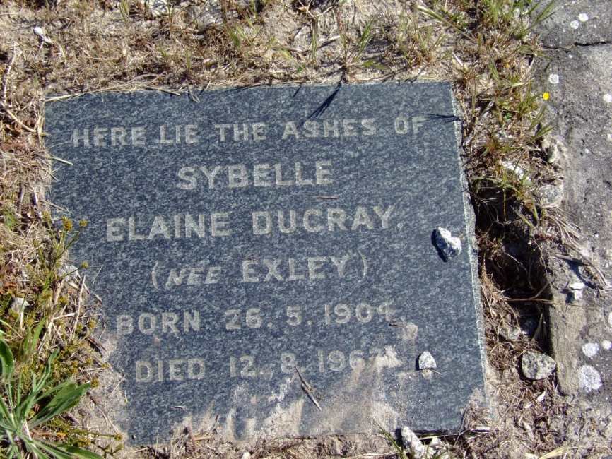 DUCRAY Sybelle Elaine nee EXLEY 1904-1967