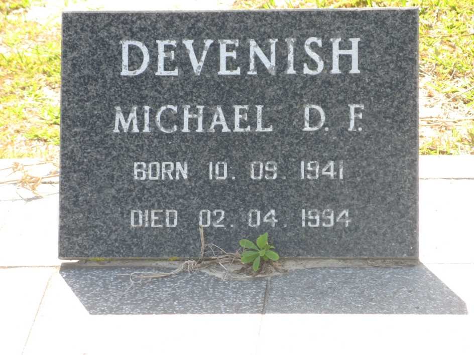 DEVENISH Michael D.F. 1941-1994